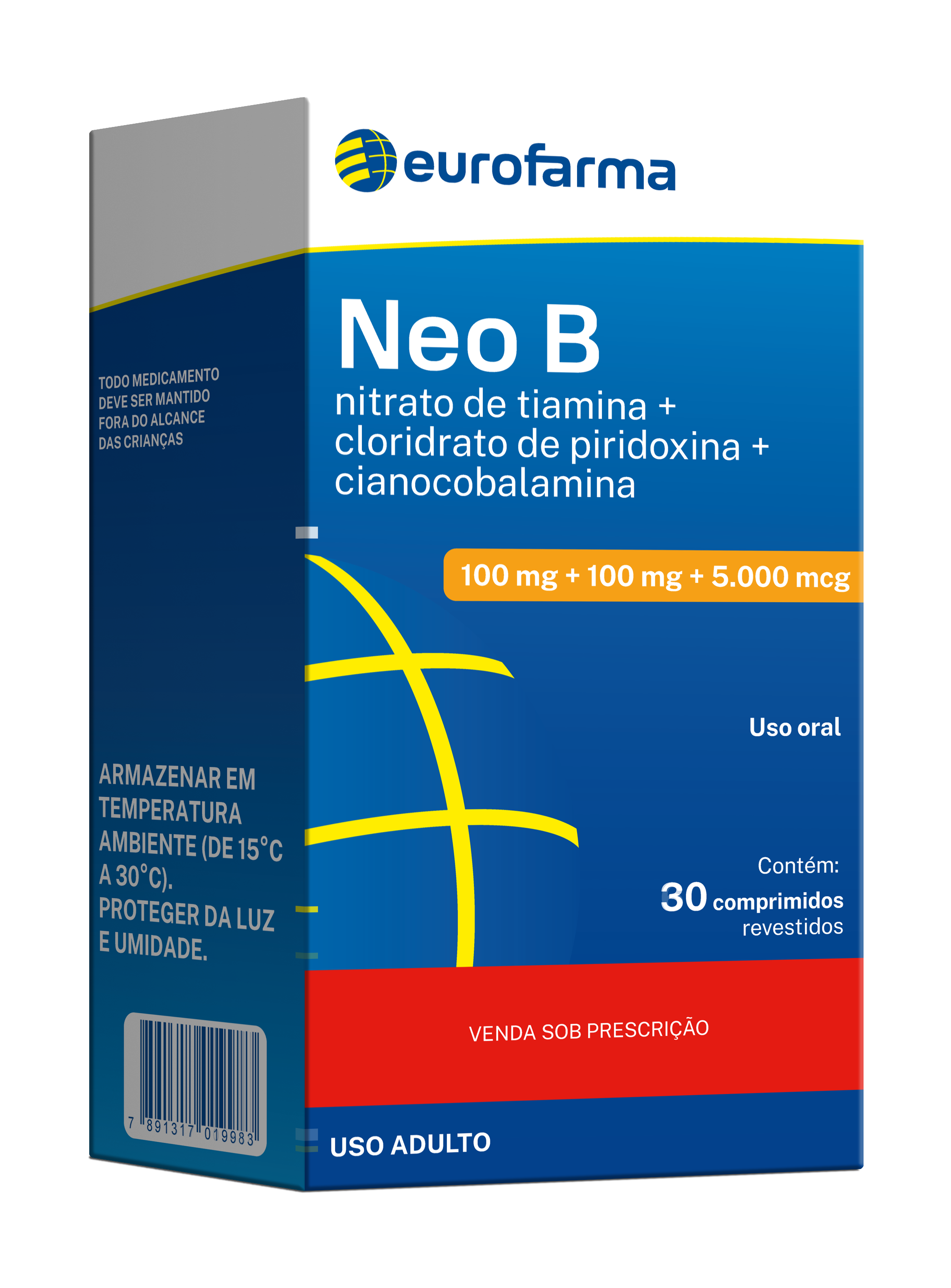 Neo B 5000mcg 30 Comprimidos | Farmácias Nissei