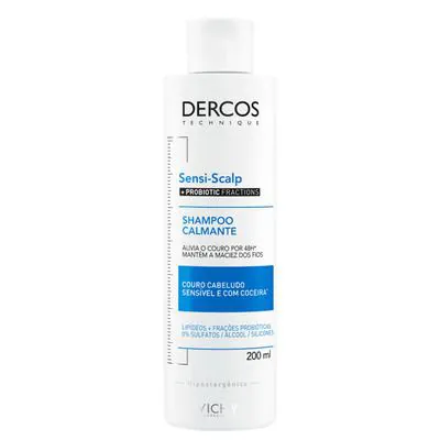 Shampoo Calmante Vichy Dercos Sensi-Scalp Probiotic Fractions 200ml