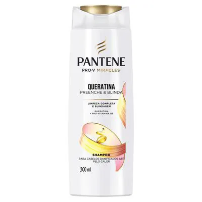 Shampoo Pantene Queratina Preenche & Blinda 300ml