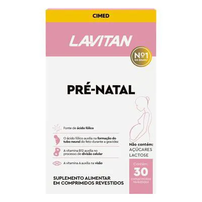 Lavitan Pré-Natal Multi 30 Comprimidos