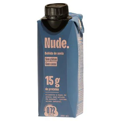 Bebida Proteica Nude Cacau e Aveia 250ml